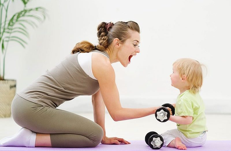 ورزش با کودک